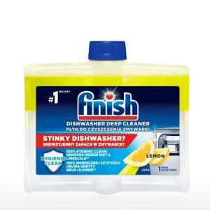 DUNG DỊCH VỆ SINH KHOANG MÁY RỬA BÁT FINISH CHAI 250ML HƯƠNG CHANH