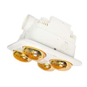 Đèn sưởi nhà tắm Braun Kohn BU04GR 4 bóng