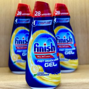 GEL RỬA BÁT FINISH ALL IN 1 MAX 700ML HƯƠNG CHANH