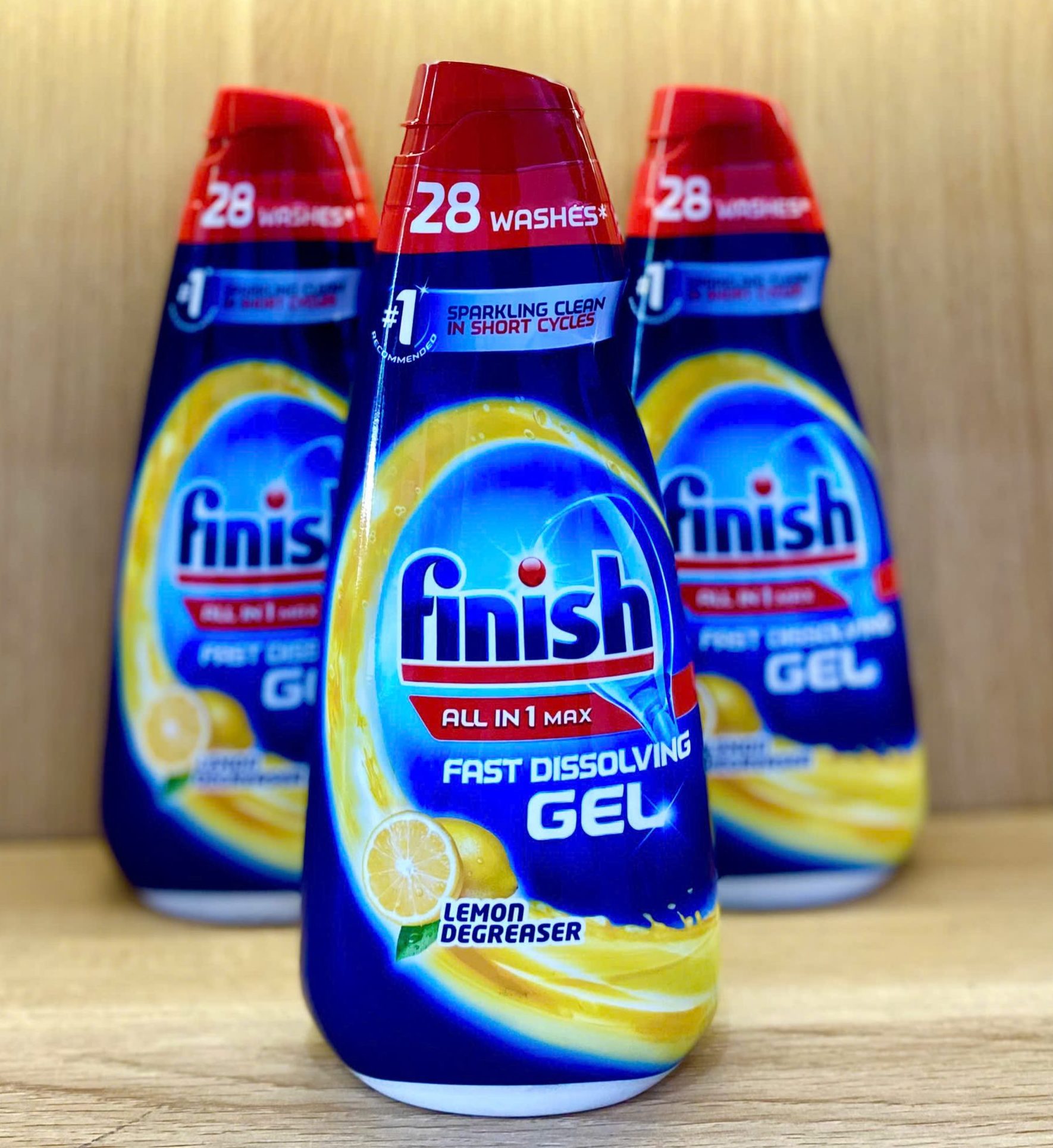GEL RỬA BÁT FINISH ALL IN 1 MAX 700ML HƯƠNG CHANH