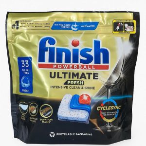 VIÊN RỬA BÁT FINISH ULTIMATE PLUS TÚI 33 VIÊN KHÔNG HƯƠNG