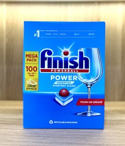VIÊN RỬA BÁT FINISH POWER ESSENTIAL HỘP 100 VIÊN HƯƠNG CHANH