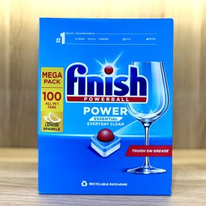 VIÊN RỬA BÁT FINISH POWER ESSENTIAL HỘP 100 VIÊN HƯƠNG CHANH