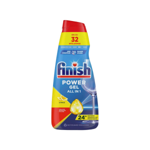 GEL RỬA BÁT FINISH ALL IN 1 MAX 650ML HƯƠNG CHANH