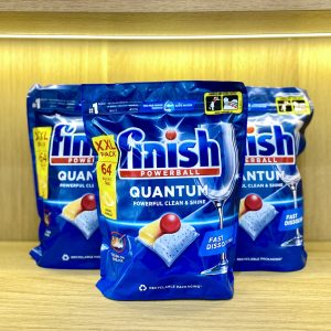 VIÊN RỬA BÁT FINISH QUANTUM TÚI 64 VIÊN HƯƠNG CHANH