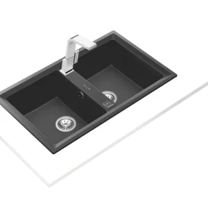 Chậu đá nhân tạo TEKA STONE 90 B-TG 2B SS 2