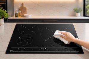 Vệ sinh mặt kính bếp từ
