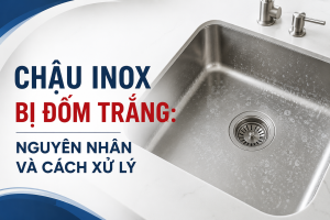 Chậu inox bị đốm trắng